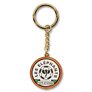 Ivory Coast Enamel Keyring