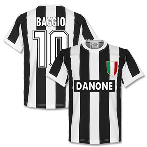 1990's Juventus Home Baggio 10 Retro Shirt
