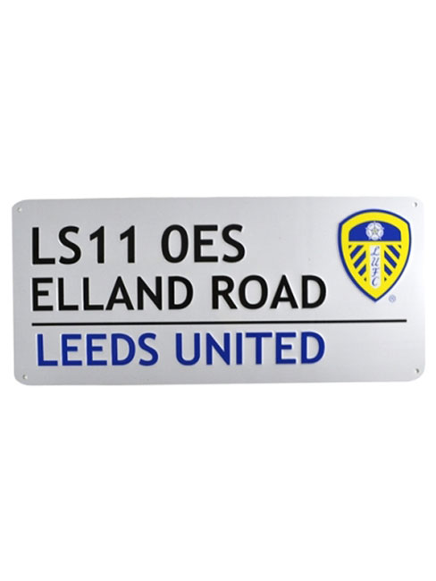 Leeds United FC Elland Road Street Sign