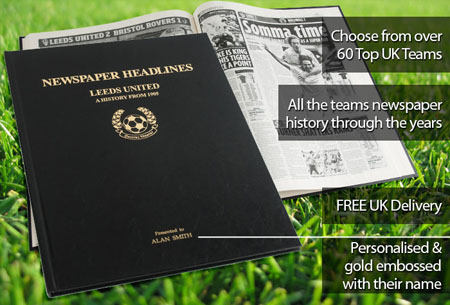 Leeds United Personalised Football Book