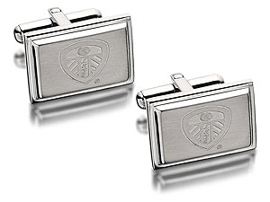 Stainless Steel Leeds United FC Crest Swive Cufflinks - 102649