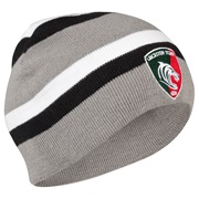 Leicester Tigers Acrylic Striped Beanie Black