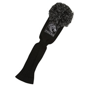 Leicester Tigers Executive Golf Pom-Pom Driver Headcover - Black/Silver