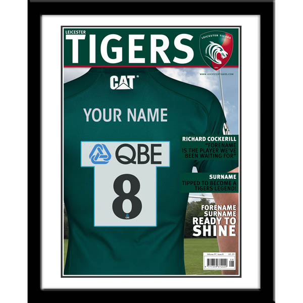 Leicester Tigers - Magazine Cover Framed Print
