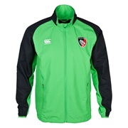 Leicester Tigers Mercury Pro Tech Presentation Jacket Green