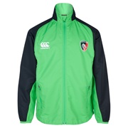 Leicester Tigers Mercury Pro Tech Presentation Jacket - Junior Green