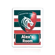 Leicester Tigers Personalised Door Plaques
