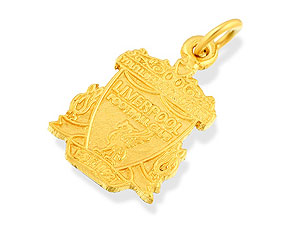 9ct Gold Liverpool FC Crest Charm - 102258