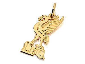 9ct Gold Liverpool FC Liver Bird Pendant - 102254