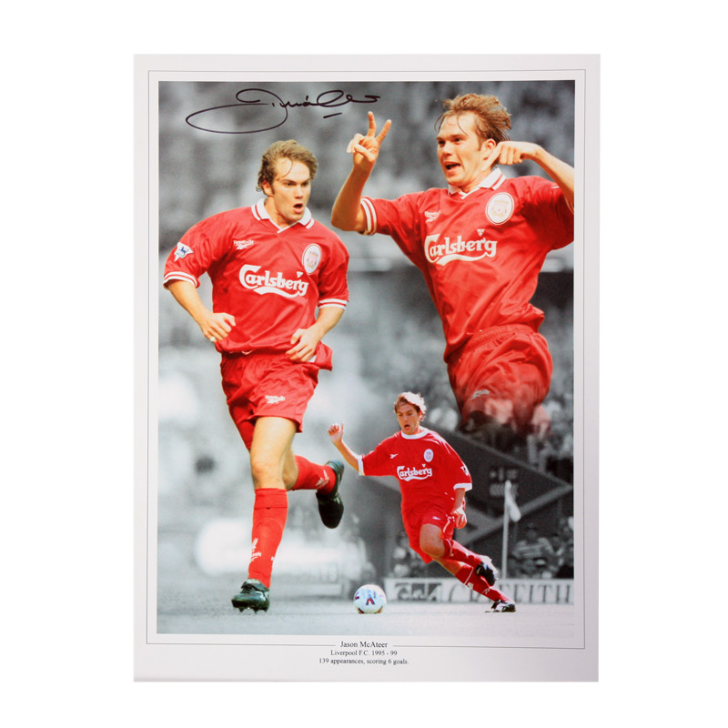 Jason McAteer Signed Liverpool Photo