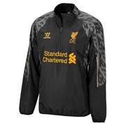Liverpool 1/2 Zip Windbreaker Training Top - Anthracite/Silver Filigree