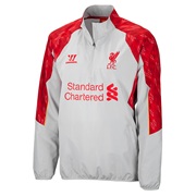 Liverpool 1/2 Zip Windbreaker Training Top - Micro Chip/High Risk Red