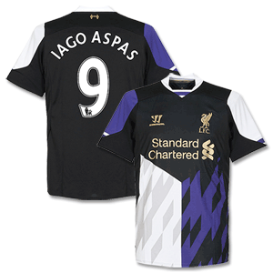 Liverpool 3rd Aspas Shirt 2013 2014