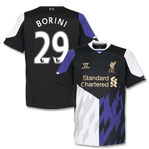 Liverpool 3rd Borini Shirt 2013 2014