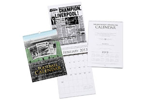 Liverpool Football Club A4 Personalised Calendar