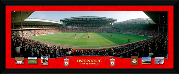 Liverpool - Framed Anfield Panoramic Stadium Presentation