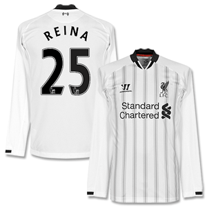 Liverpool Home Goalkeeper Shirt Long-Sleeve 2013 2014 + Reina 25