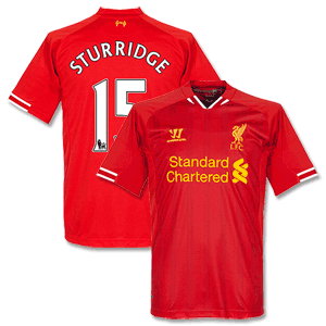 Liverpool Home Shirt 2013 2014 + Sturridge 15