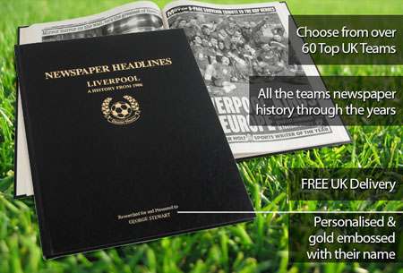 Liverpool Personalised Football Book