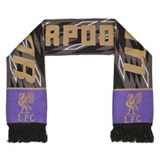 Liverpool Scarf - Anthracite / Gold / Prism Violet