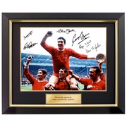 Liverpool Signed 1965 FA Cup Winners Photo - Framed