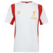 Liverpool Training Cotton T-Shirt - White/High Risk Red