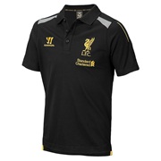 Liverpool Training Polo - Anthracite/Silver Filigree - Kids
