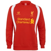 Liverpool Training Sweat Top - High Risk Red