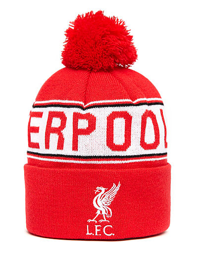 Official Team Liverpool FC Text Bobble Hat