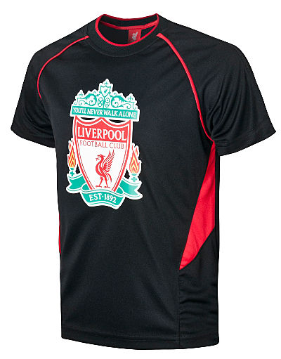 Official Team Liverpool Poly T-Shirt Junior