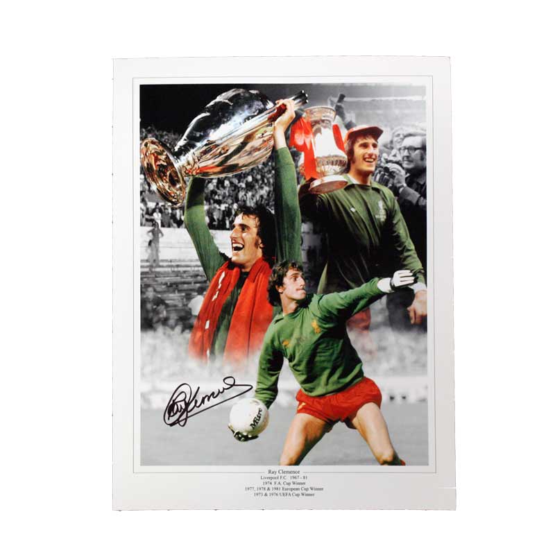 Ray Clemence Signed Liverpool Photo