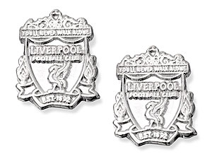 Sterling Silver Liverpool FC Silver Earrings - 102221