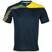 adidas F50 Climalite Tee - Tech Onix /Vivid Yellow /Green Zest