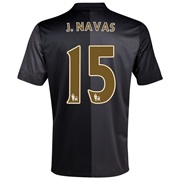 Manchester City Away Shirt 2013/14 with J.Navas 15 printing