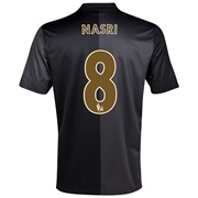 Manchester City Away Shirt 2013/14 with Nasri 8 printing