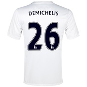 Manchester City Cup Away Shirt 2013/14 - Junior White with Demichelis 26 printing
