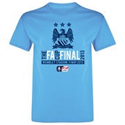 Manchester City The FA Cup Final 2013 T-Shirt Sky Blue