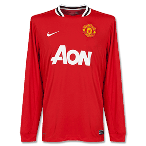 11-12 Man Utd Home L/S Shirt