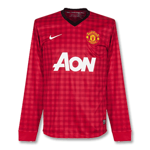 12-13 Man Utd Home L/S Shirt