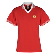 Manchester United 1977 Retro Home Shirt - Red