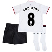 Manchester United Away Kit 2012/13 - Little Boys with Anderson 8 printing