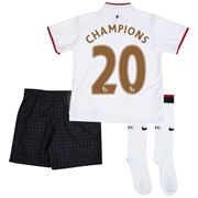 Manchester United Away Kit 2012/13 - Little Boys with Champions 20 printing
