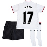 Manchester United Away Kit 2012/13 - Little Boys with Nani 17 printing
