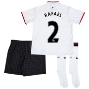 Manchester United Away Kit 2012/13 - Little Boys with Rafael 2 printing