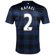 Manchester United Away Shirt 2013/14 - Kids with Rafael 2 printing