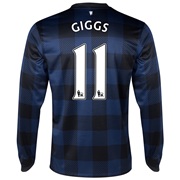 Manchester United Away Shirt 2013/14 - Long Sleeved with Giggs 11 printing