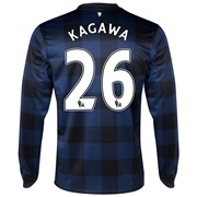 Manchester United Away Shirt 2013/14 - Long Sleeved with Kagawa 26 printing