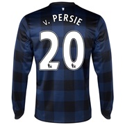 Manchester United Away Shirt 2013/14 - Long Sleeved with v.Persie 20 printing