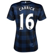 Manchester United Away Shirt 2013/14 - Womens with Carrick 16 printing