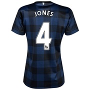 Manchester United Away Shirt 2013/14 - Womens with Jones 4 printing